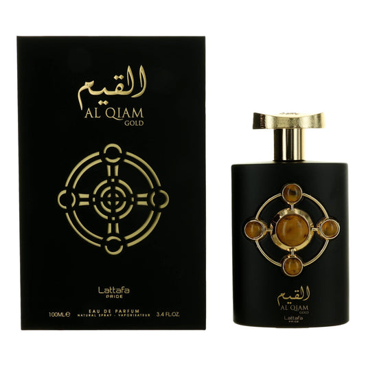 Lattafa – Al Qiam Gold Eau de Parfum Spray for Unisex (3.4 oz) product image