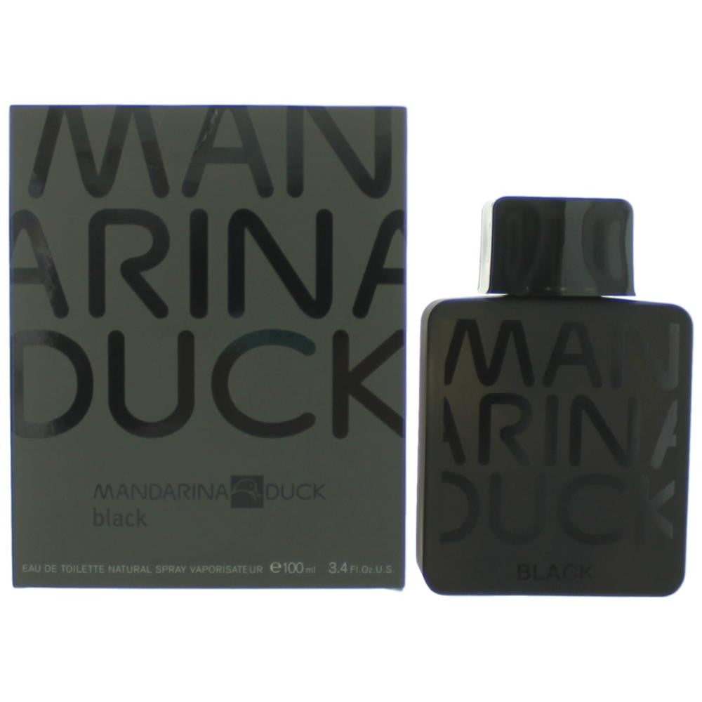 Mandarina Duck – Mandarina Duck Black Eau de Toilette Spray for Men (3.4 oz) product image