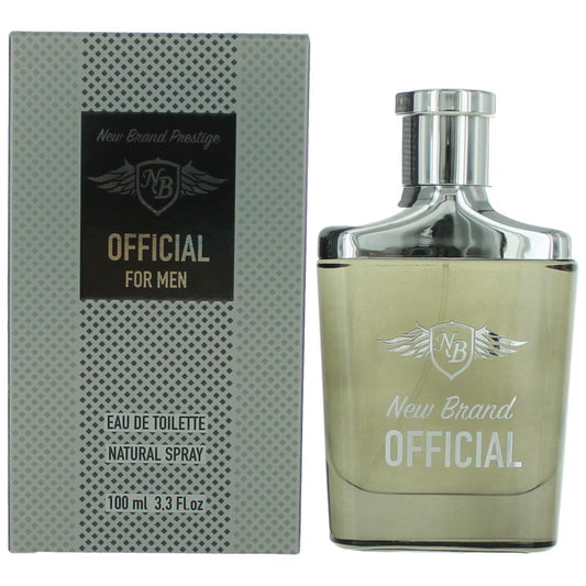New Brand – Official Eau de Toilette Spray for Men (3.3 oz) product image