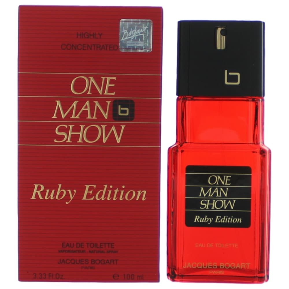 Jacques Bogart – One Man Show Ruby Edition Eau de Toilette Spray for Men (3.3 oz) product image