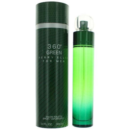 Perry Ellis – Perry Ellis 360 Green Eau de Toilette Spray for Men (3.4 oz) product image