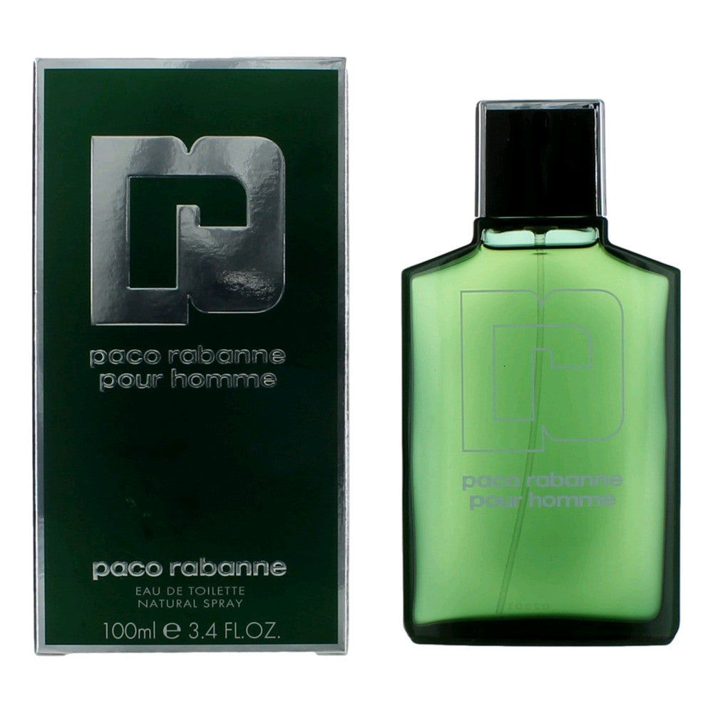 Paco Rabanne – Paco Rabanne Pour Homme Eau de Toilette Spray for Men (3.4 oz) product image