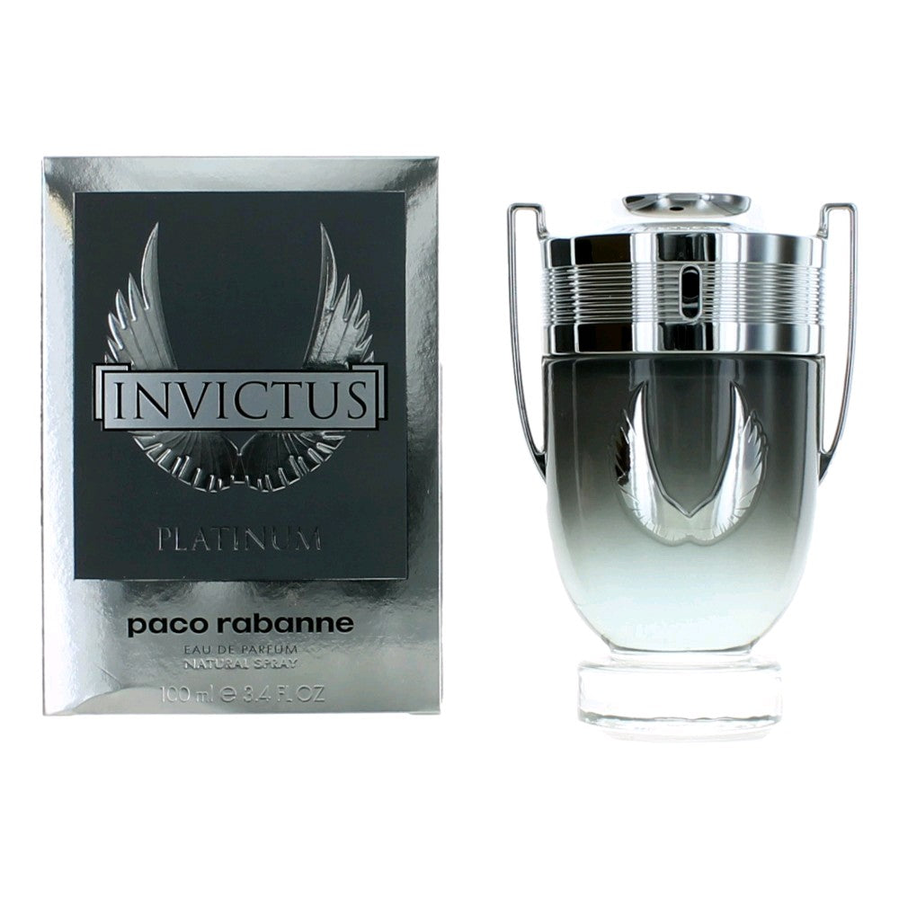 Paco Rabanne – Invictus Platinum Eau de Parfum Spray for Men (3.4 oz) product image
