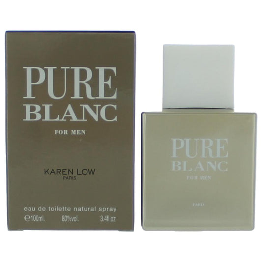 Karen Low – Pure Blanc Eau de Toilette Spray for Men (3.4 oz) product image
