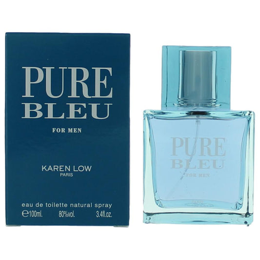 Karen Low – Pure Bleu Eau de Toilette Spray for Men (3.4 oz) product image