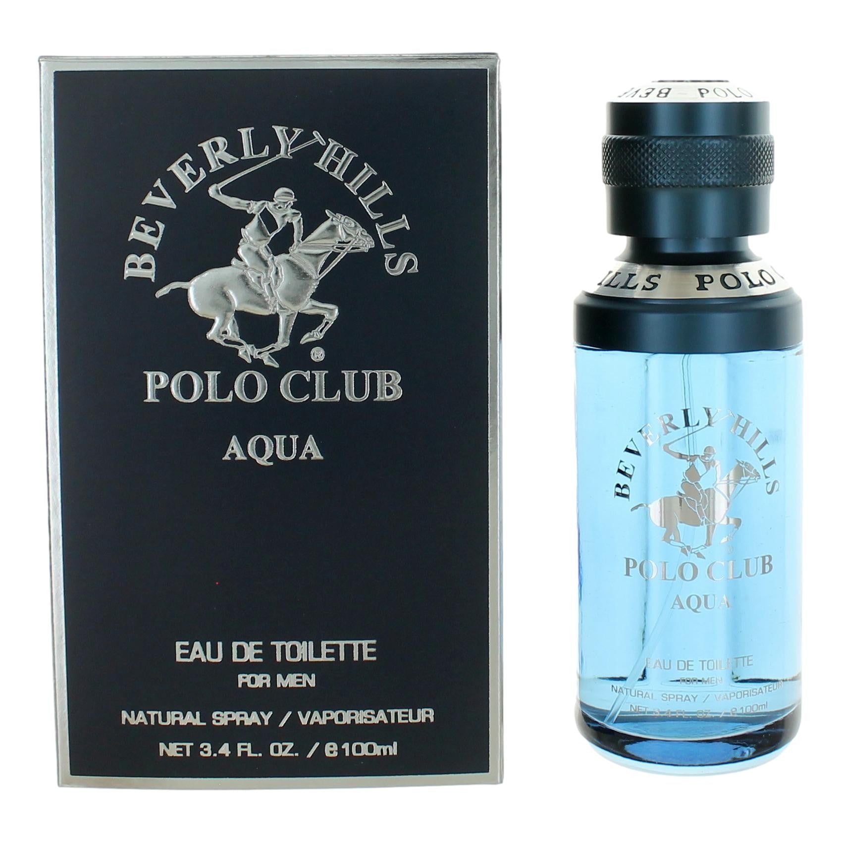 Beverly Hills Polo Club – BHPC Aqua Eau de Toilette Spray for Men (3.4 oz) product image