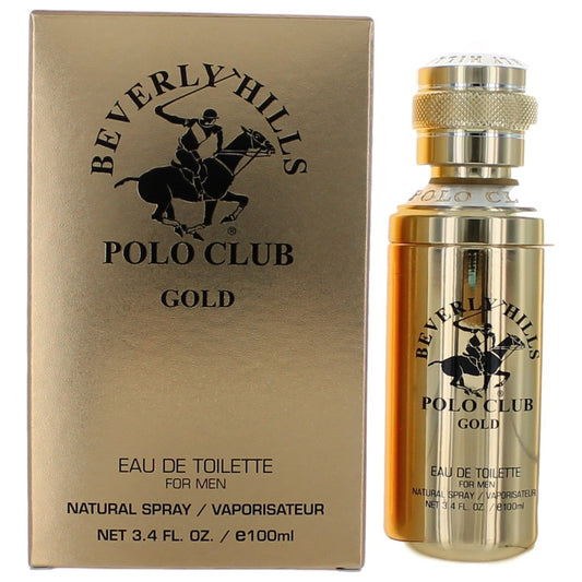 Beverly Hills Polo Club – BHPC Gold Eau de Toilette Spray for Men (3.4 oz) product image