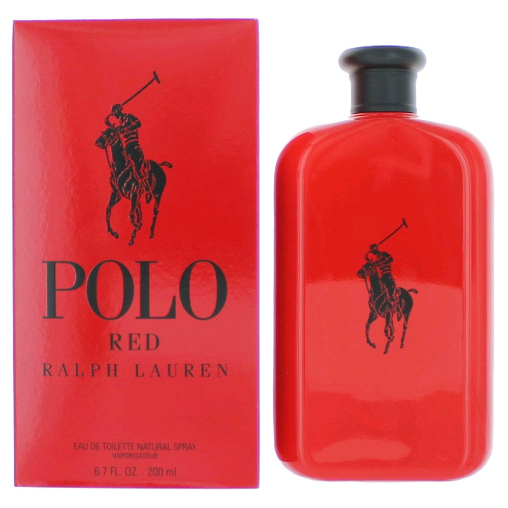 Ralph Lauren – Polo Red Eau de Toilette Spray for Men (6.7 oz) product image