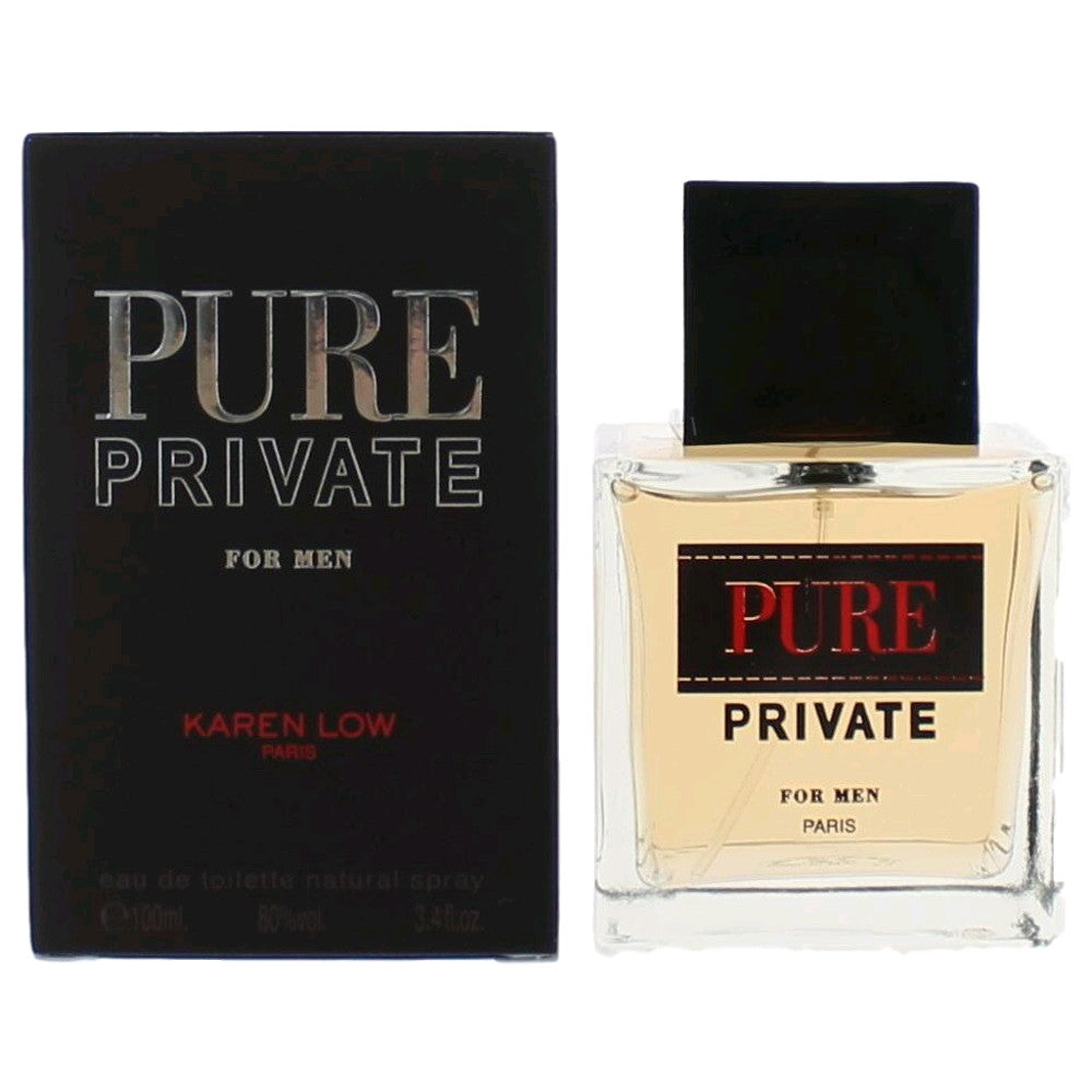 Karen Low – Pure Private Eau de Toilette Spray for Men (3.4 oz) product image