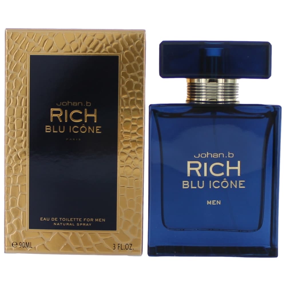 Johan.b – Rich Blu Icone Eau de Toilette Spray for Men (3 oz) product image