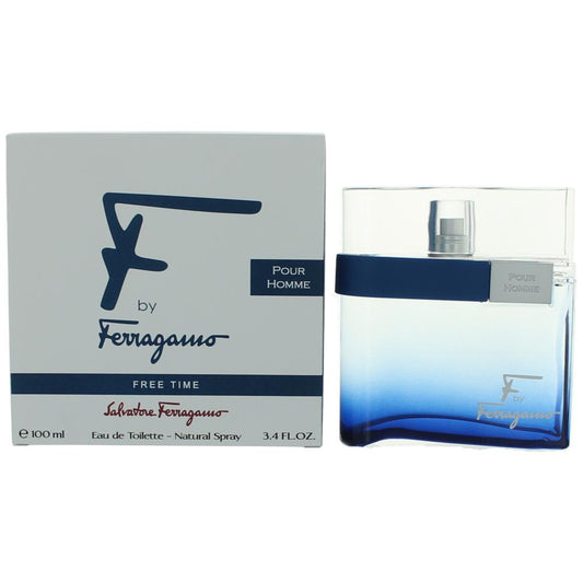 Salvatore Ferragamo – F Free Time Eau de Toilette Spray for Men (3.4 oz) product image