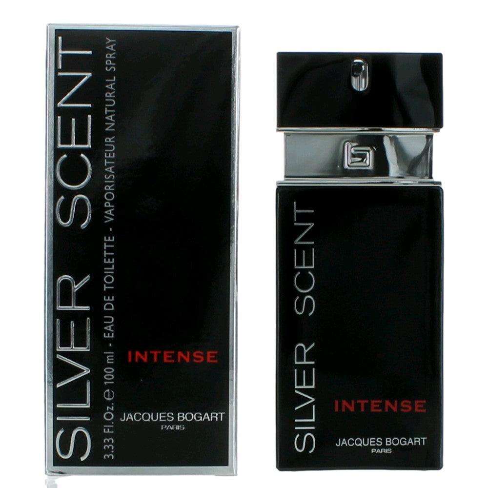 Jacques Bogart – Silver Scent Intense Eau de Toilette Spray for Men (3.4 oz) product image