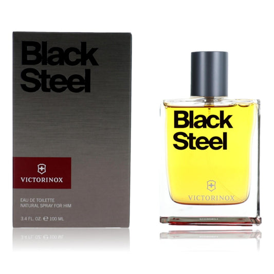 Swiss Army – Black Steel Eau de Toilette Spray for Men (3.4 oz) product image
