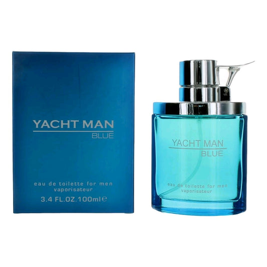 Myrurgia – Yacht Man Blue Eau de Toilette Spray for Men (3.4 oz) product image