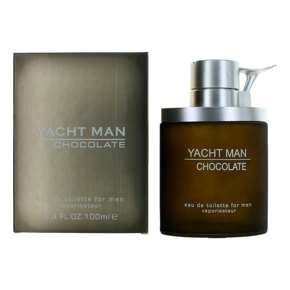 Myrurgia – Yacht Man Chocolate Eau de Toilette Spray for Men (3.4 oz) product image