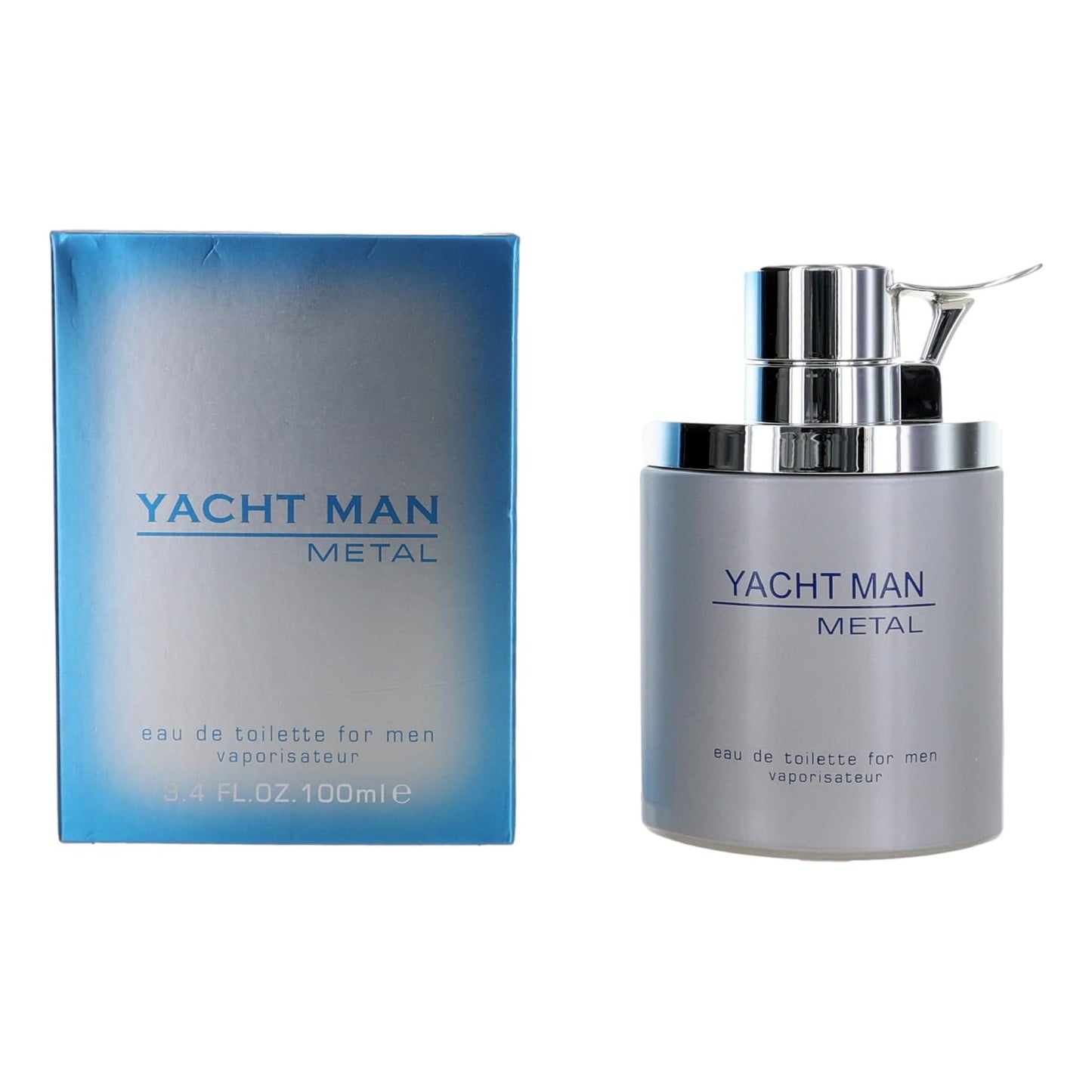 Myrurgia – Yacht Man Metal Eau de Toilette Spray for Men (3.4 oz) product image