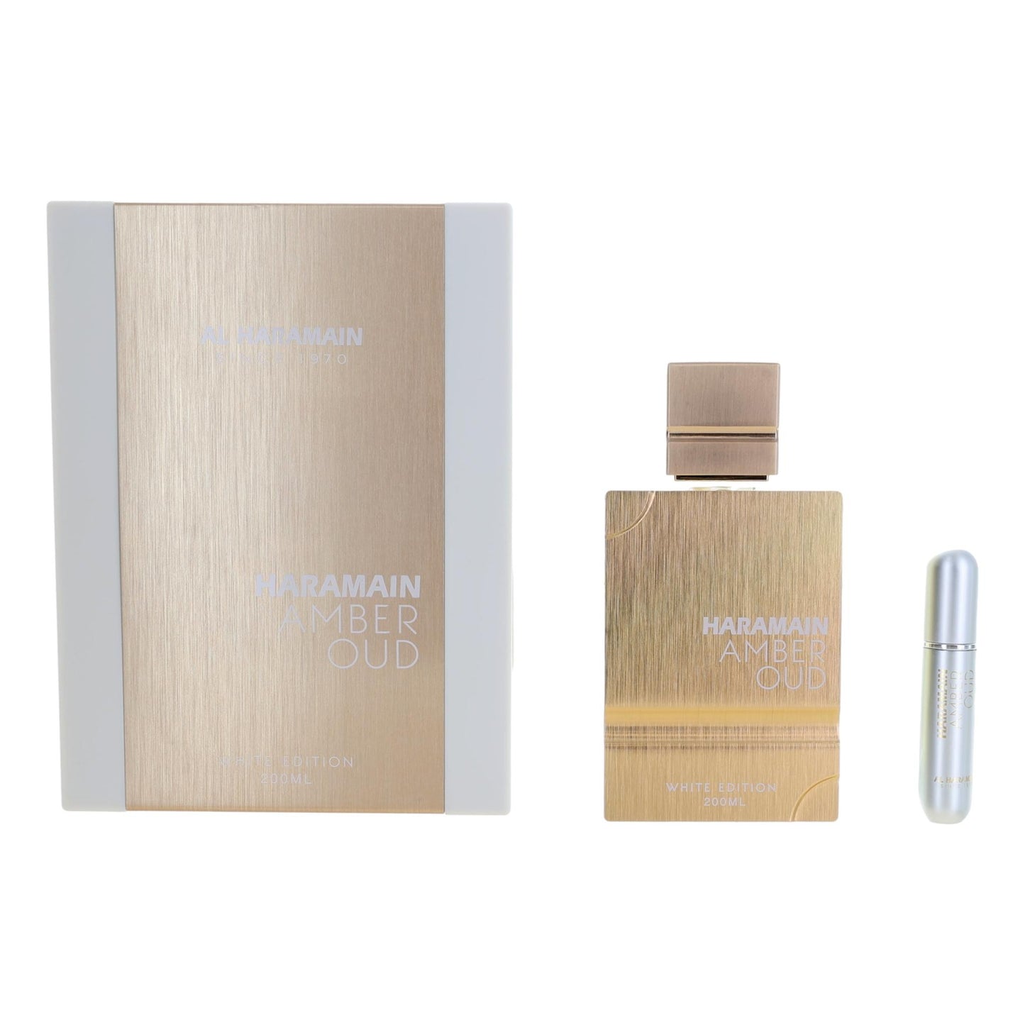 Al Haramain – Amber Oud White Edition by Al Haramin Eau de Parfum Spray for Unisex (6.7 oz) product image