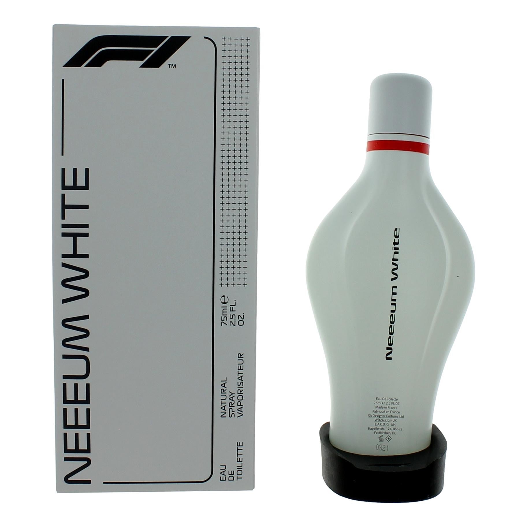 F1 – Formula 1 Neeeum White by Formula 1 Eau de Toilette Spray for Unisex (2.5 oz) product image