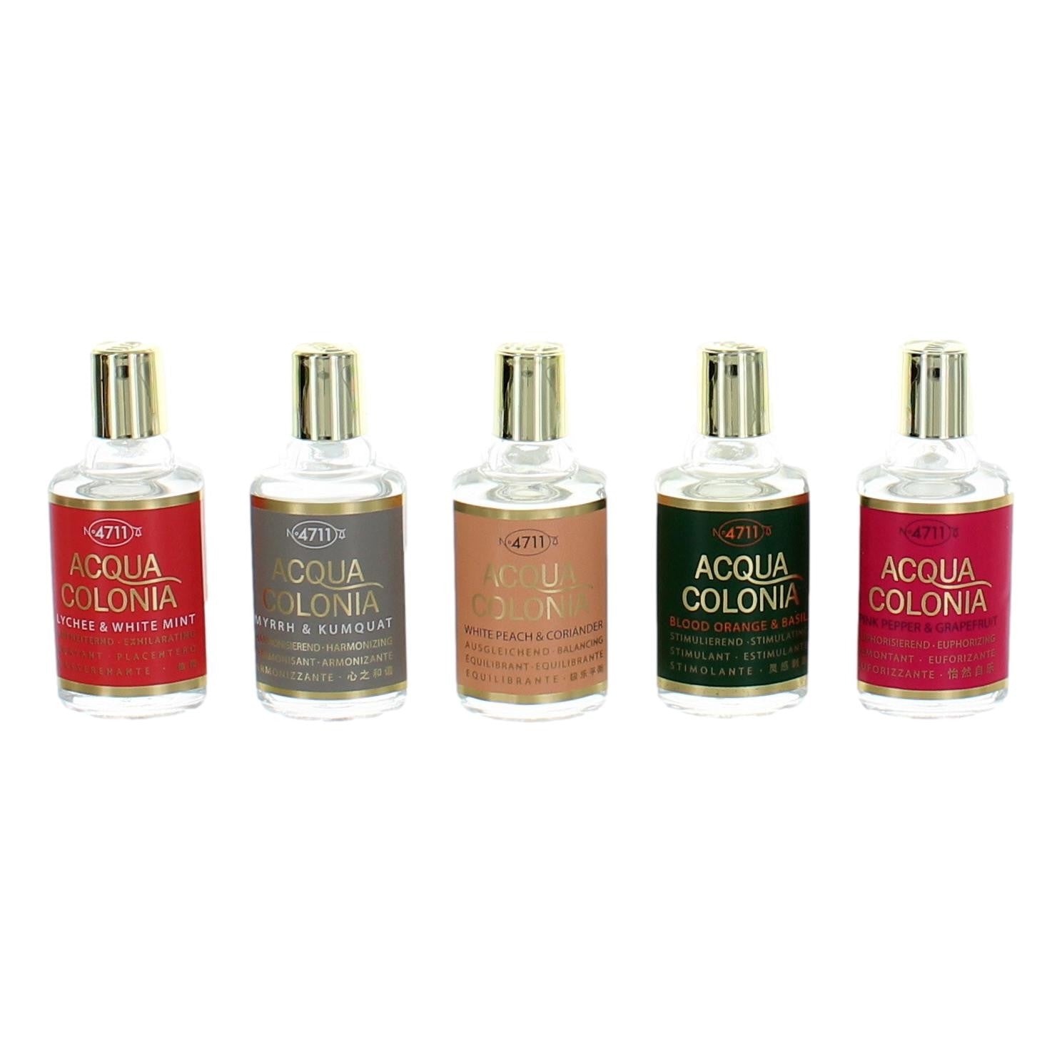 4711 – Acqua Colonia 5 Piece Variety Set No.2 For Unisex
