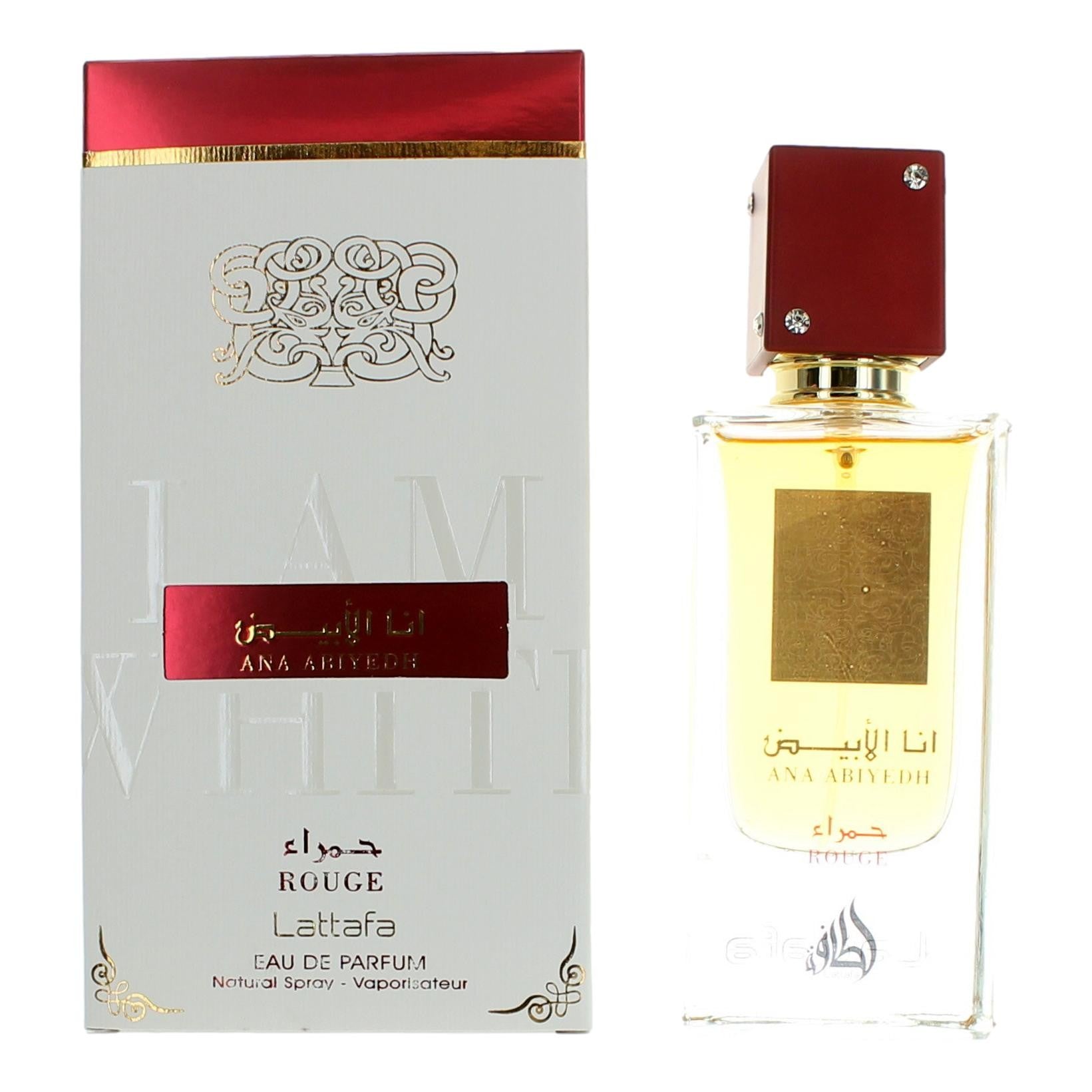 Lattafa – Ana Abiyedh Rouge Eau de Parfum Spray for Unisex (2 oz) product image