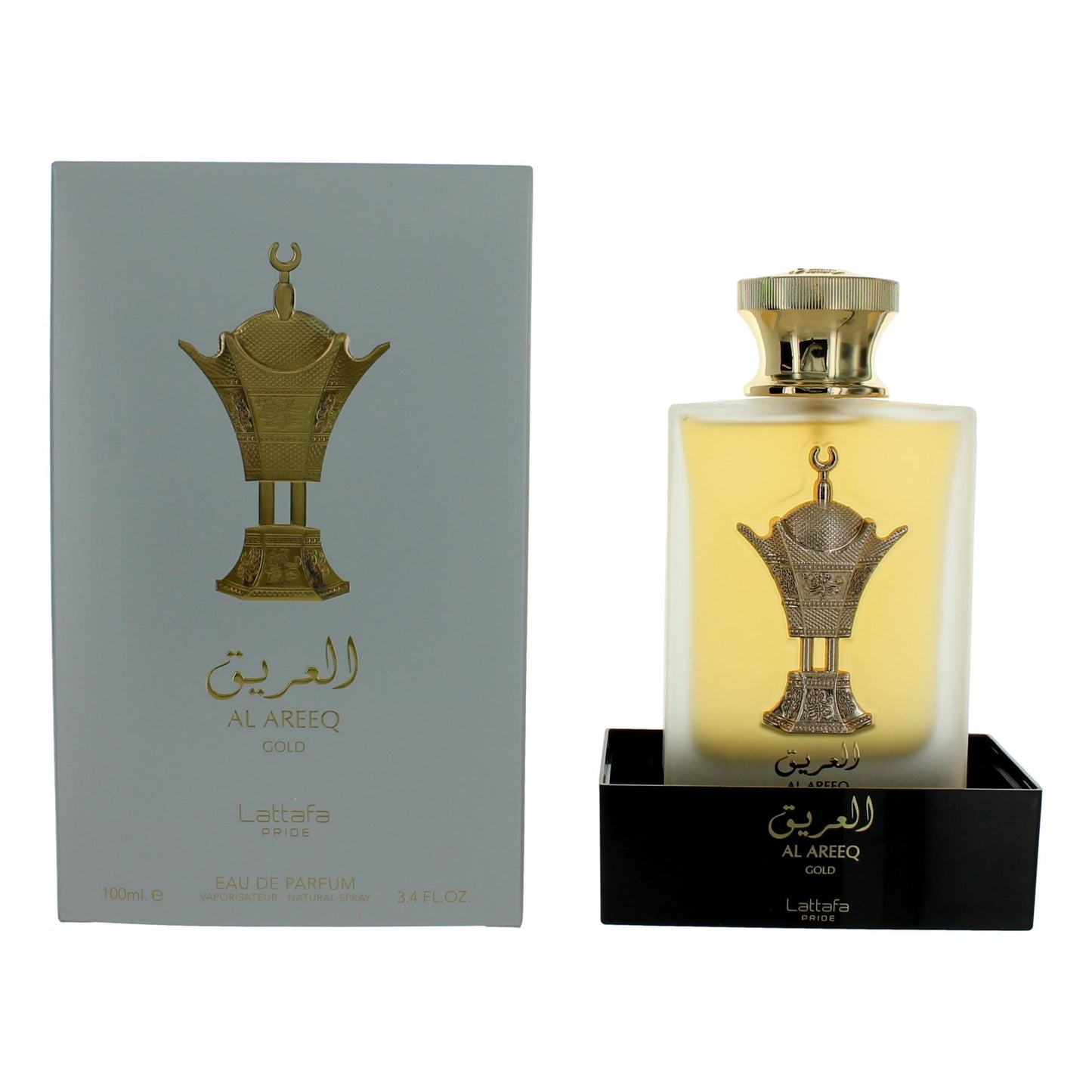 Lattafa – Al Areeq Gold Eau de Parfum Spray for Unisex (3.4 oz) product image