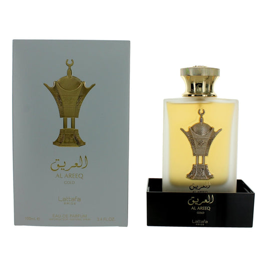 Lattafa – Al Areeq Gold Eau de Parfum Spray for Unisex (3.4 oz) product image