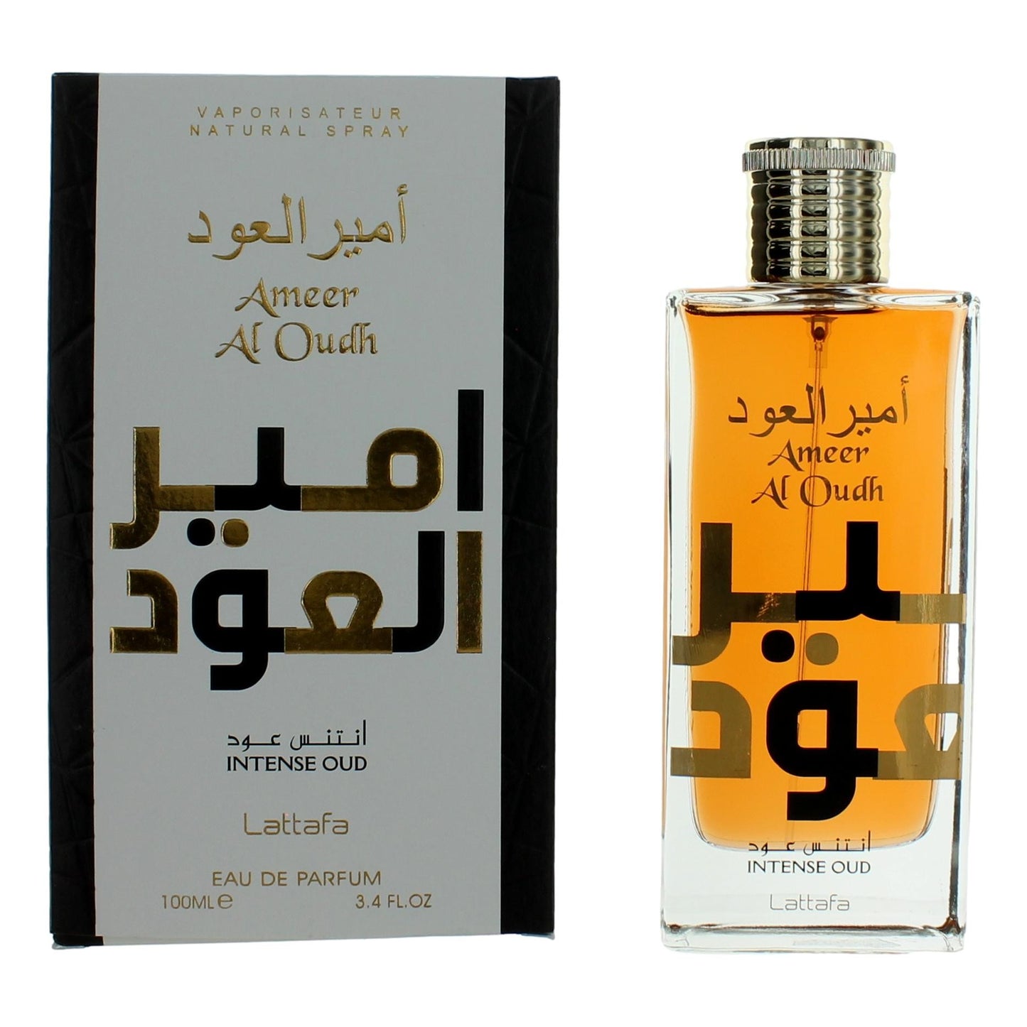 Lattafa – Ameer Al Oudh Intense Oud Eau de Parfum Spray for Unisex (3.4 oz) product image
