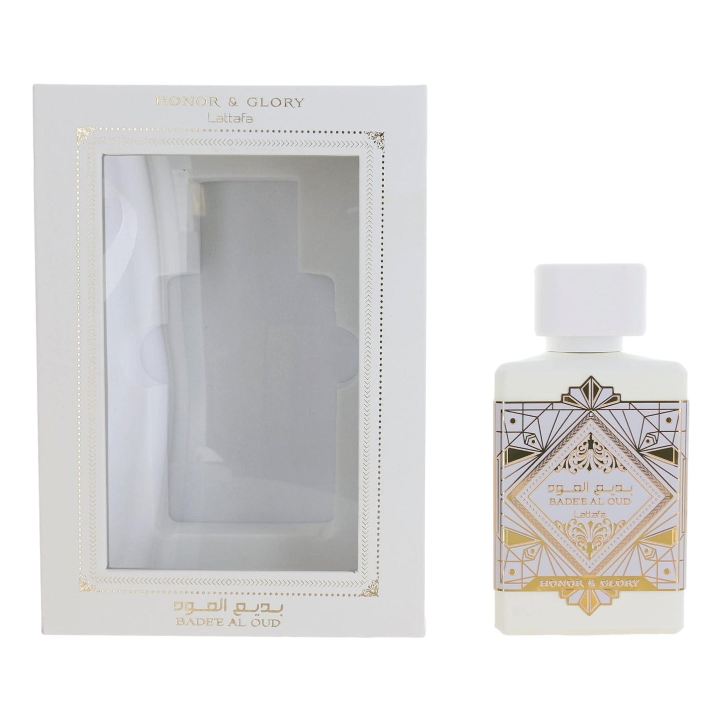 Lattafa – Bade'e Al Oud Honor & Glory Eau de Parfum Spray for Unisex (3.4 oz) product image