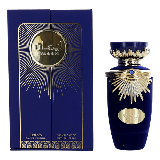 Lattafa – Emaan Eau de Parfum Spray for Unisex (3.4 oz) product image
