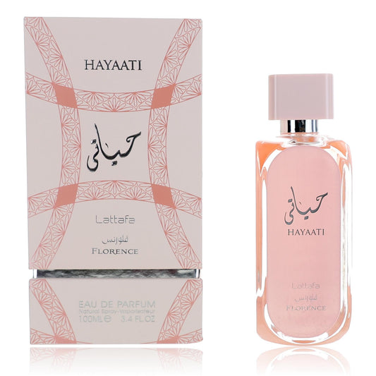 Lattafa – Hayaati Florence Eau de Parfum Spray for Women (3.4 oz) product image