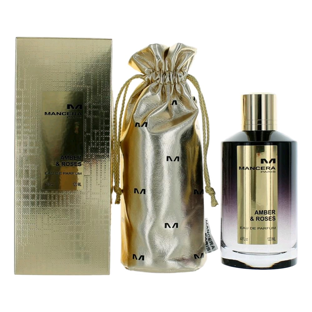 Mancera – Mancera Amber & Roses Eau de Parfum Spray for Unisex (4 oz) product image