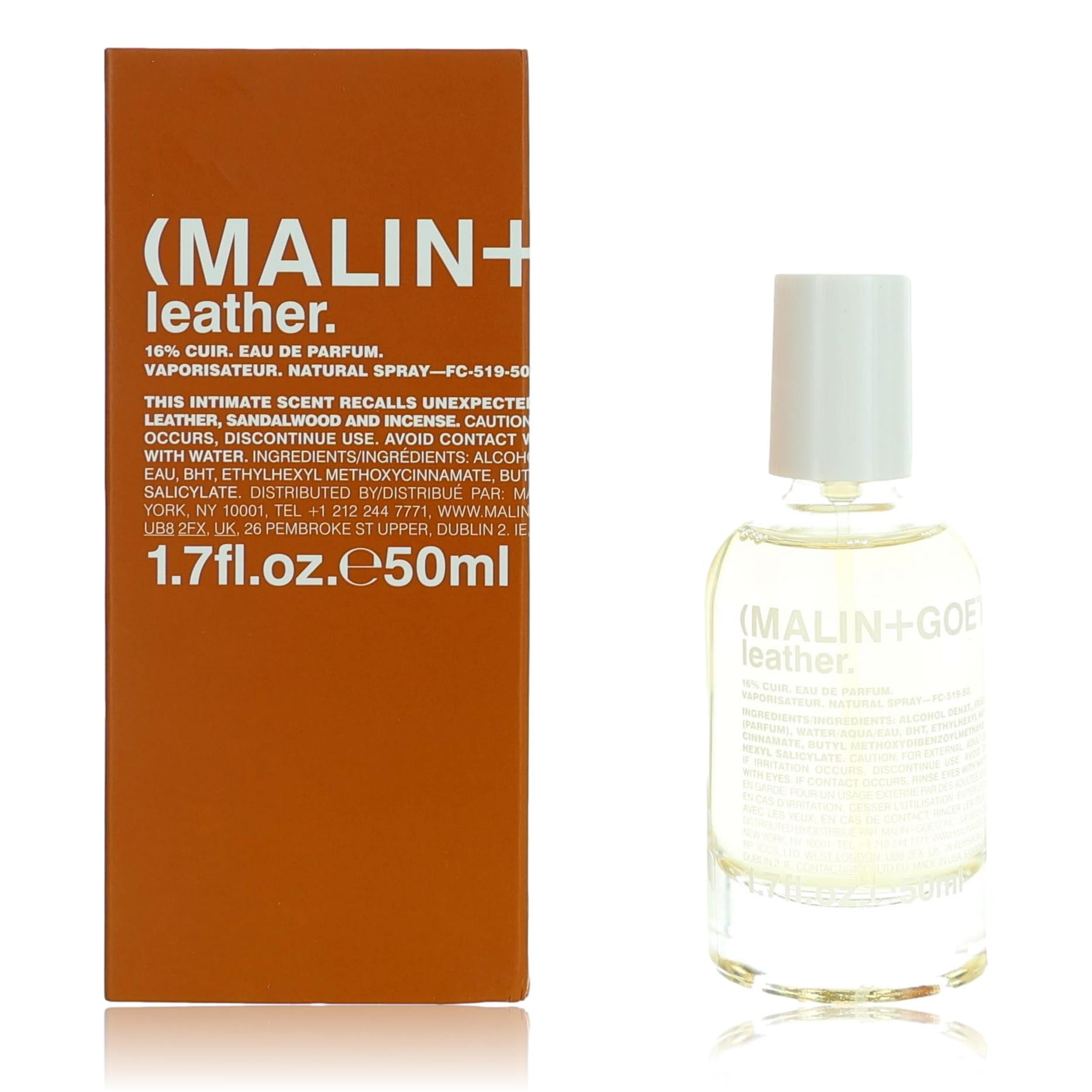 Malin & Goetz – Malin & Goetz Leather Eau de Parfum Spray for Unisex (1.7 oz) product image