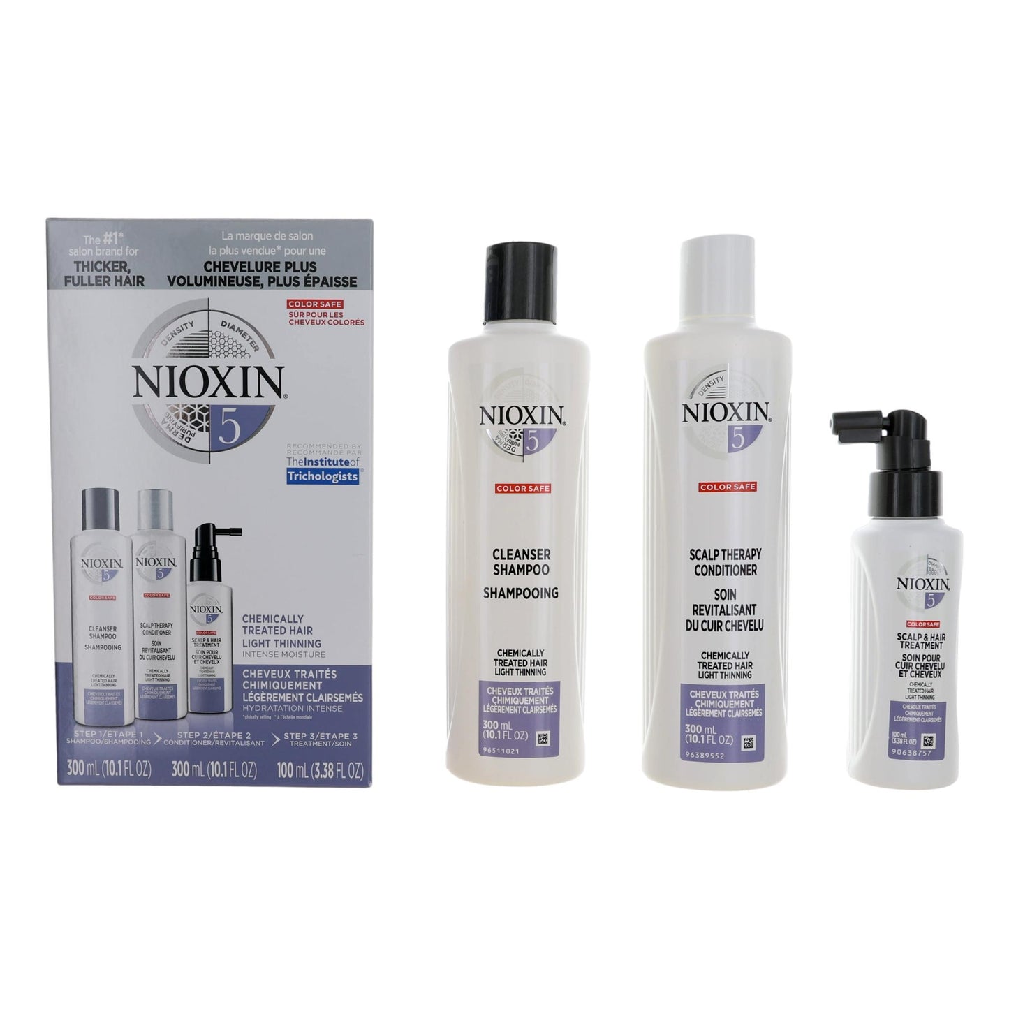 Nioxin – Nioxin 3D Care System Kit 5 - For Chemically Treated Hair Light Thinning Intense Moisture Fragrance product image