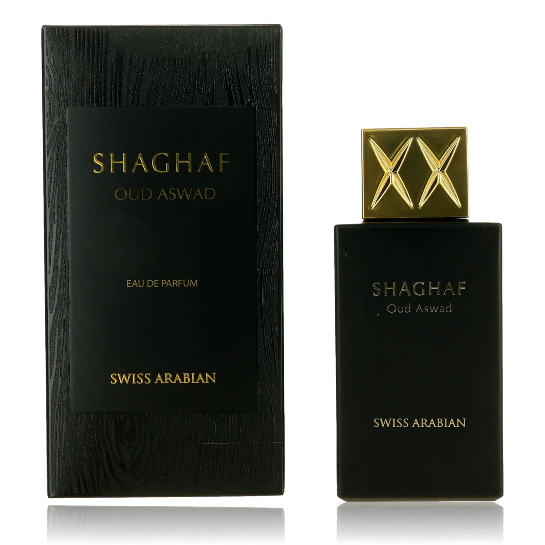Swiss Arabian – Shaghaf Oud Aswad Eau de Parfum Spray for Unisex (2.5 oz) product image