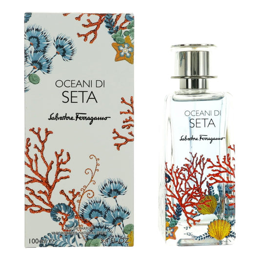 Salvatore Ferragamo – Oceani Di Seta Eau de Parfum Spray for Unisex (3.4 oz) product image