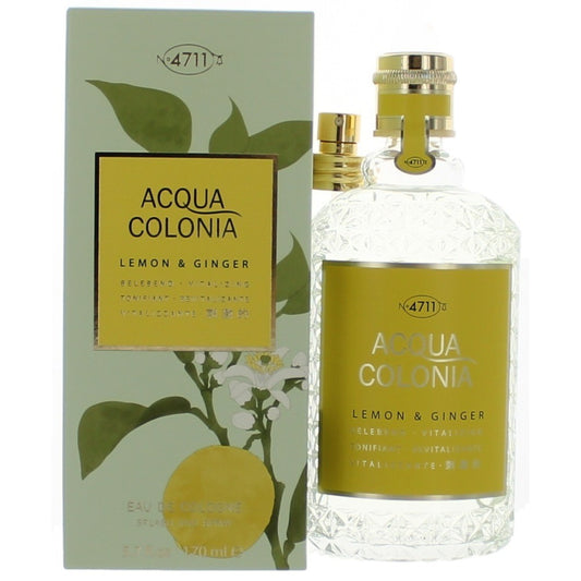 4711 – Acqua Colonia Lemon & Ginger Eau De Cologne Splash/Spray For Unisex 5.7 Oz