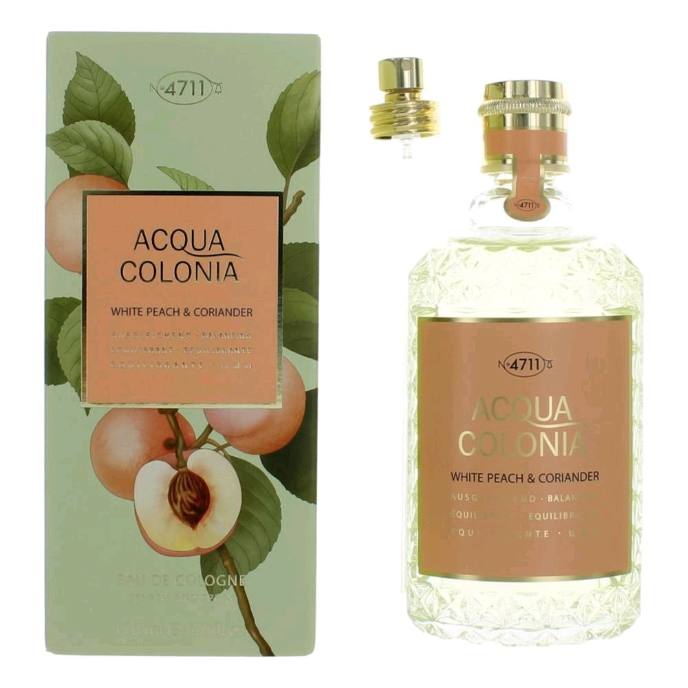 4711 – Acqua Colonia White Peach & Corriander Eau De Cologne Spray For Women 5.7 Oz