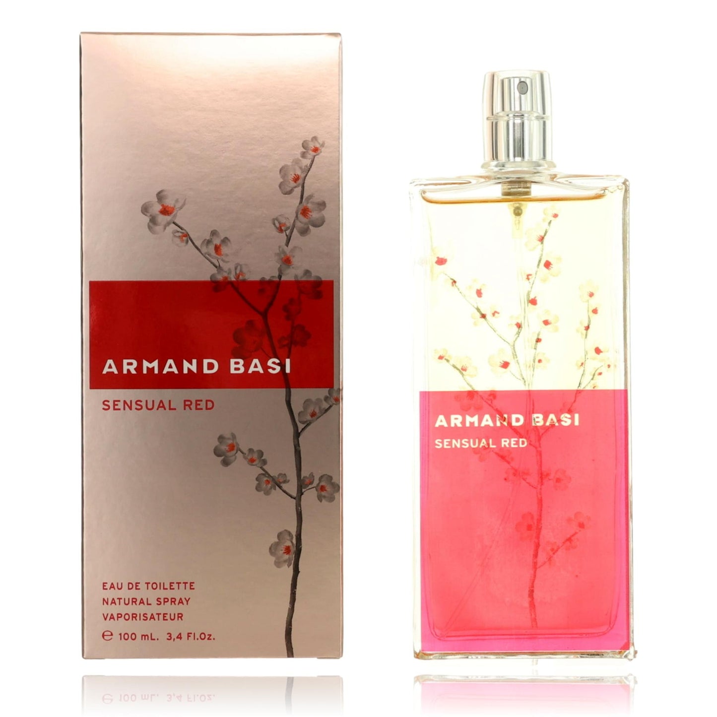 Armand Basi – Armand Basi Sensual Red Eau de Toilette Spray for Women (3.4 oz) product image