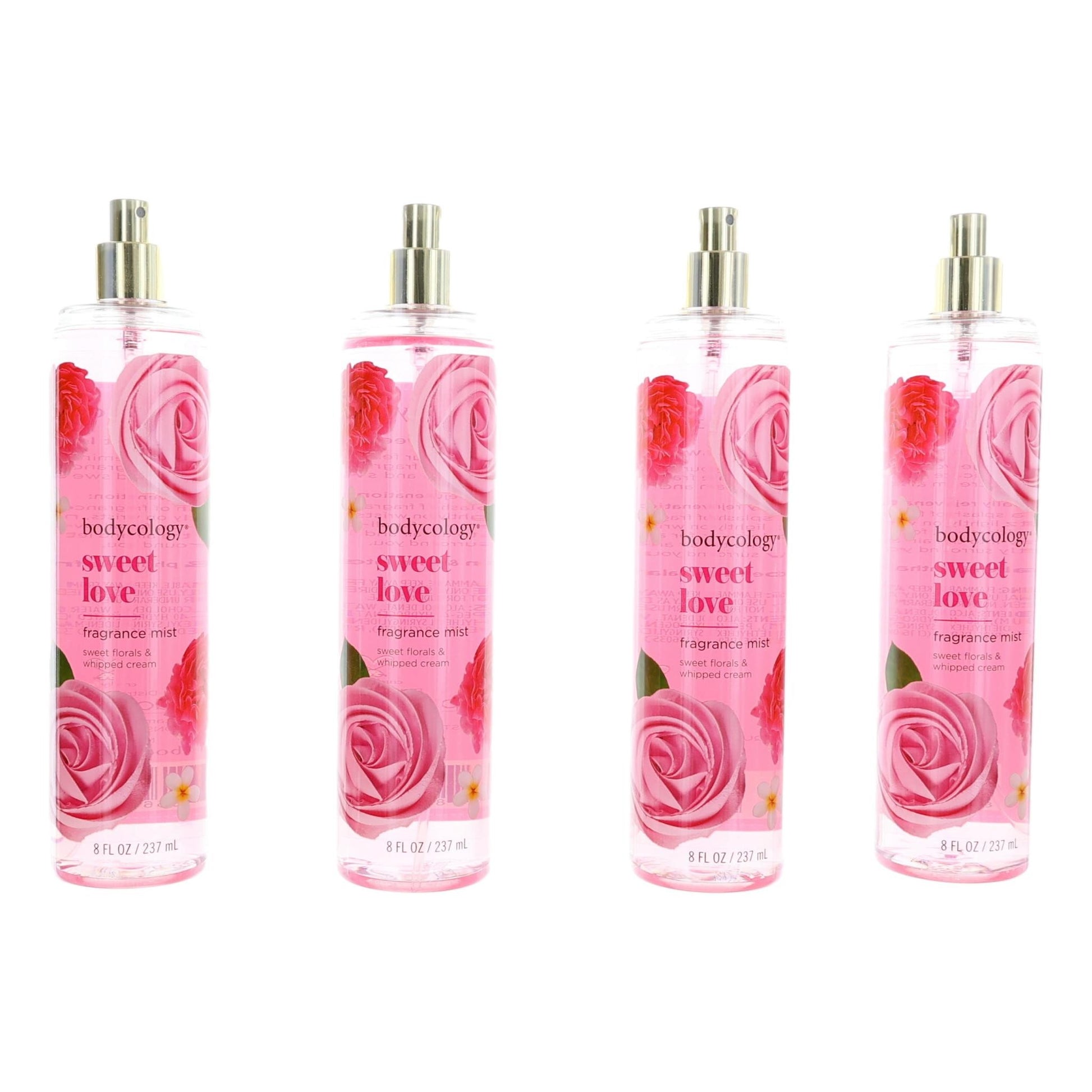 Bodycology – Sweet Love Fragrance for Women (4-Pack 8 oz) product image