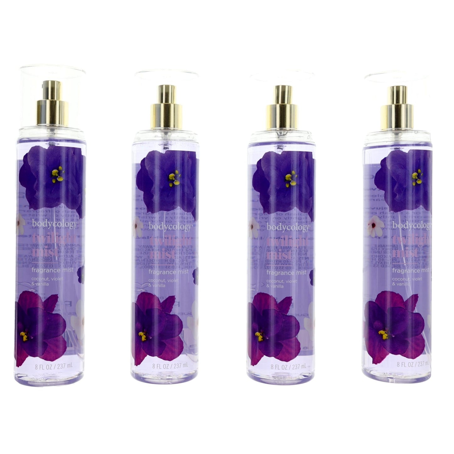 Bob Mackie – Twilight Mist by Bodycology Fragrance for Women (4-Pack 8 oz) product image