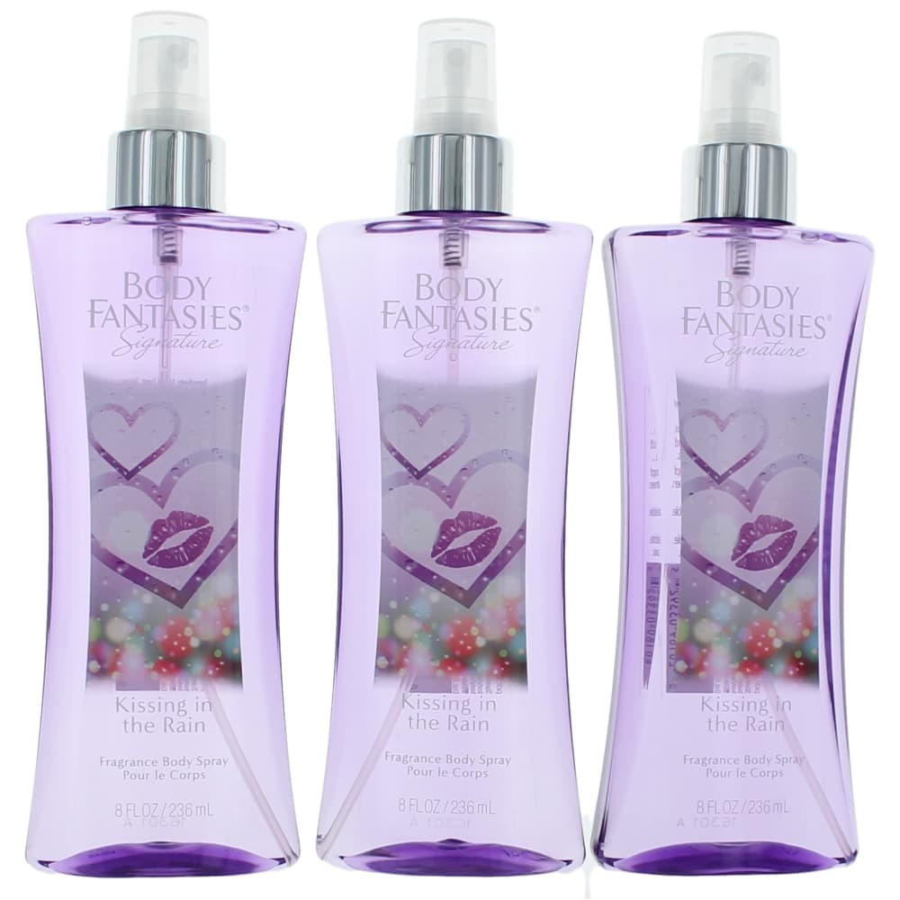 Parfums De Coeur – Kissing In The Rain by Body Fantasies Fragrance Body Spray for Women (3-Pack 8 oz) product image