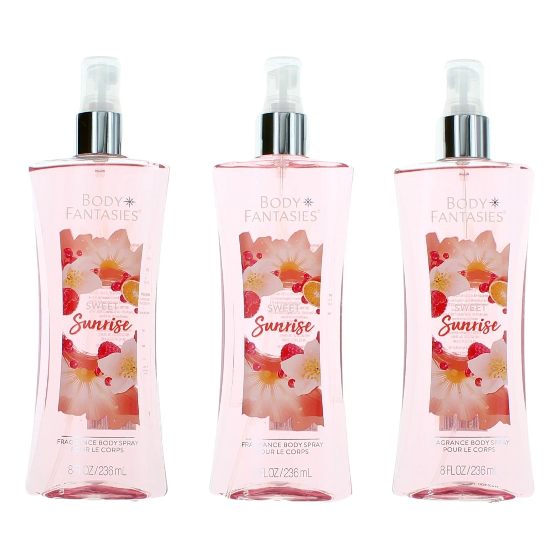 Parfums De Coeur – Sweet Sunrise Fantasy by Body Fantasies Fragrance Body Spray for Women (3-Pack 8 oz) product image