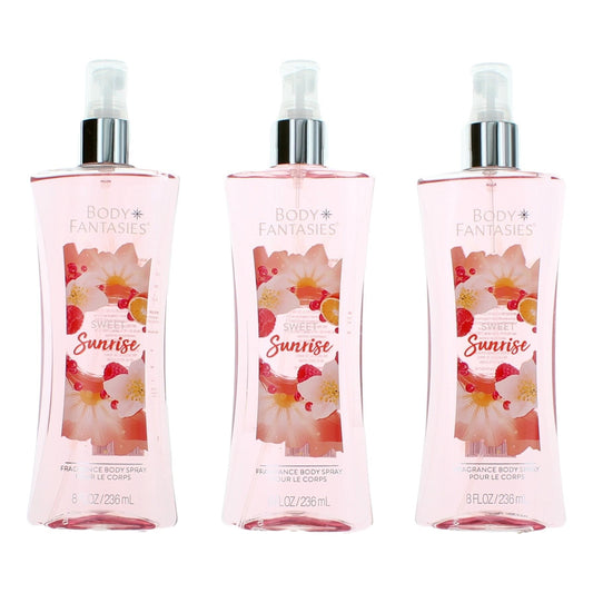Parfums De Coeur – Sweet Sunrise Fantasy by Body Fantasies Fragrance Body Spray for Women (3-Pack 8 oz) product image