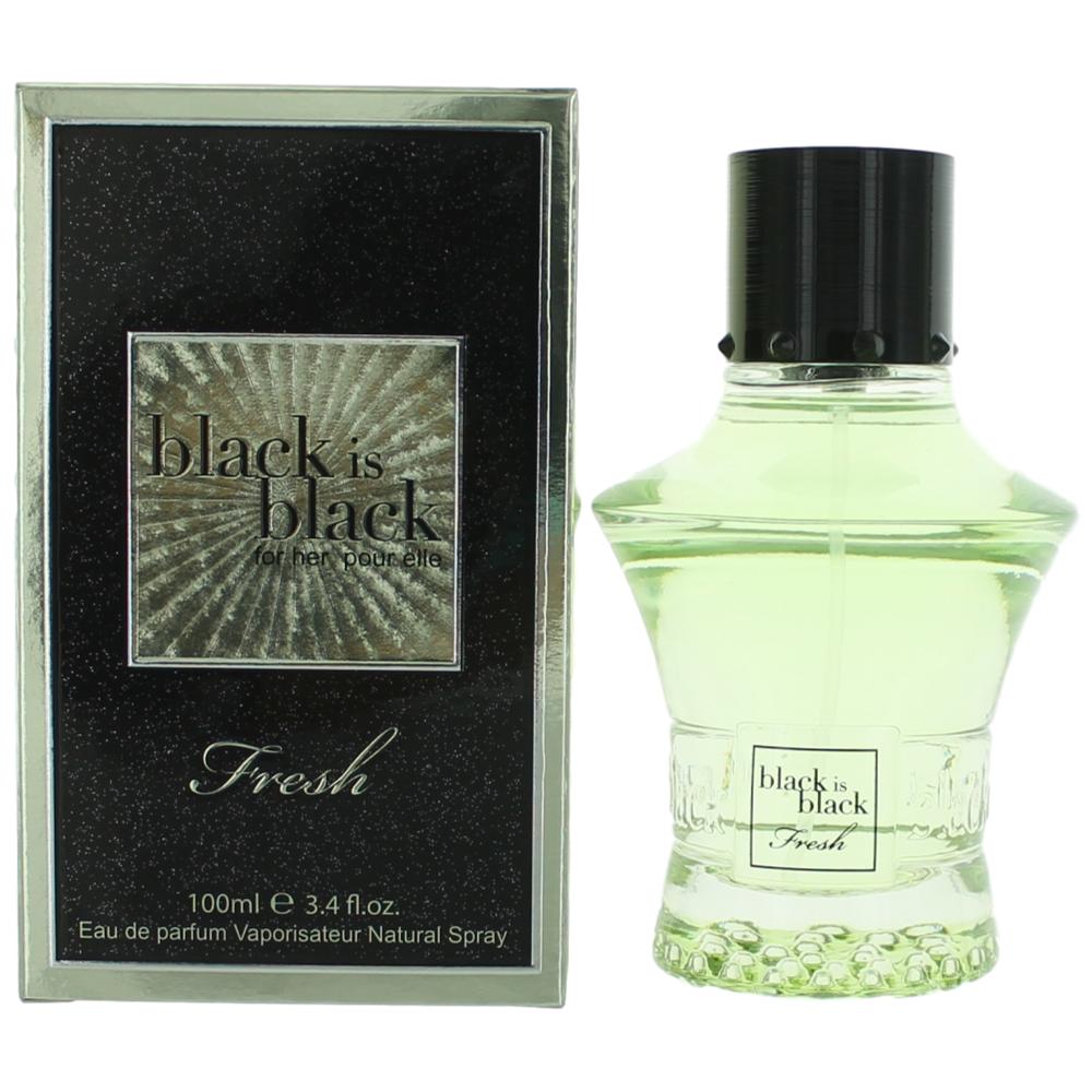 nuparfums – Black is Black Fresh Eau de Parfum Spray for Women (3.4 oz) product image