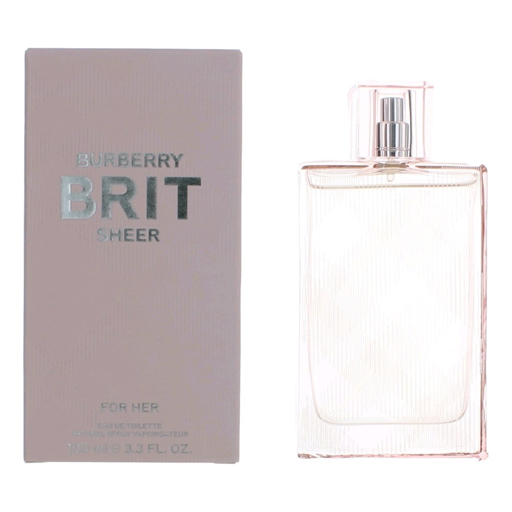 Burberry – Brit Sheer Eau de Toilette Spray for Women (3.3 oz) product image