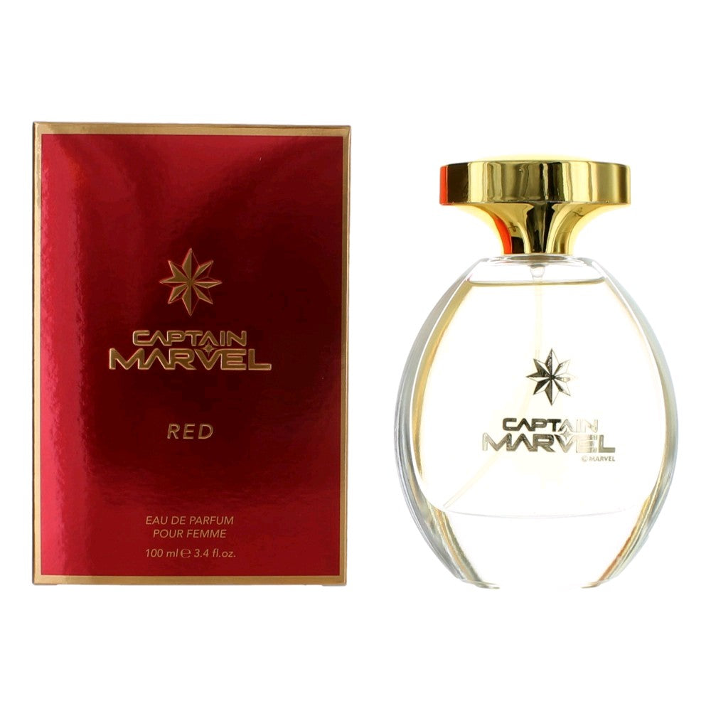 Marvel – Captain Marvel Red Eau de Parfum Spray for Women (3.4 oz) product image
