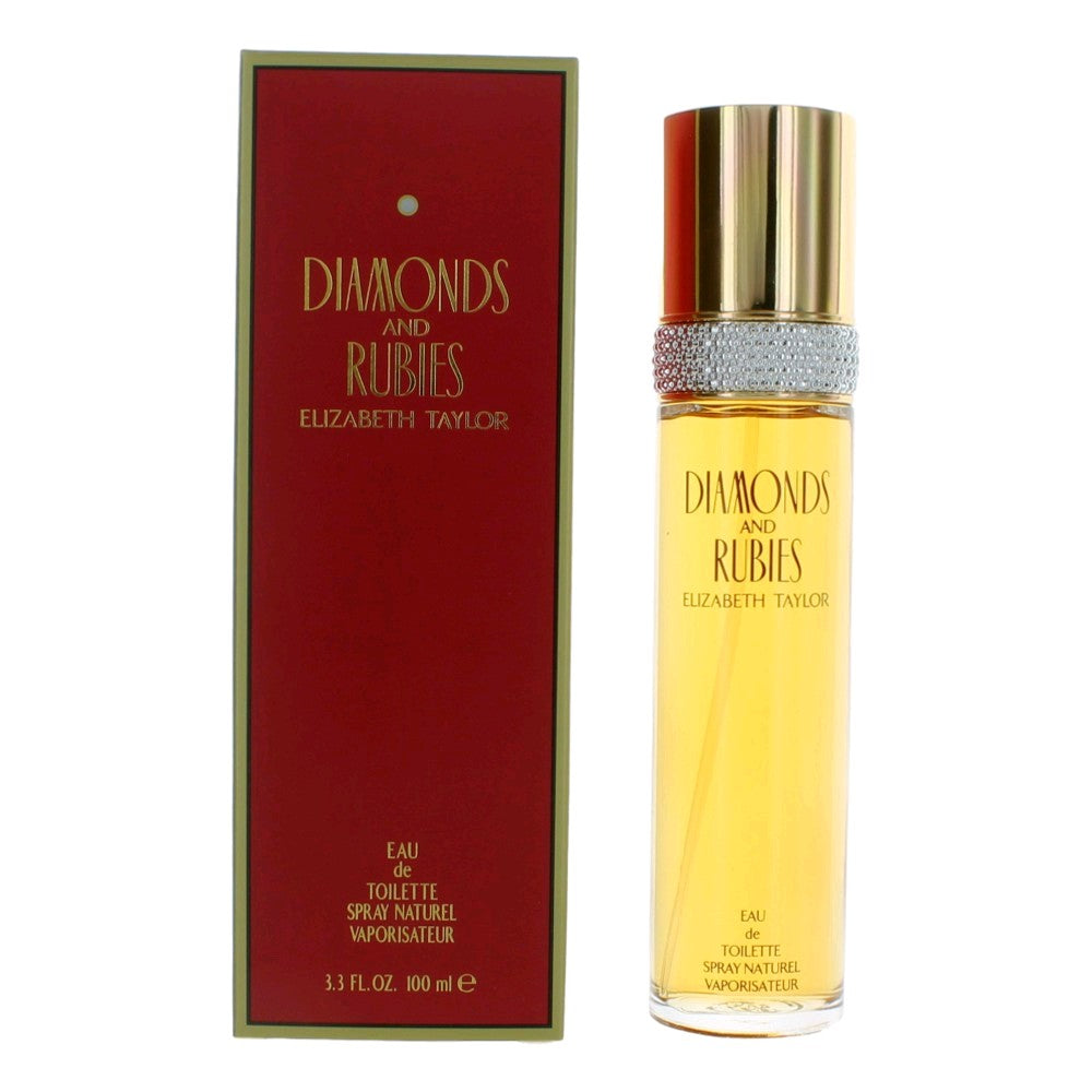 Elizabeth Taylor – Diamonds & Rubies Eau de Toilette Spray for Women (3.3 oz) product image