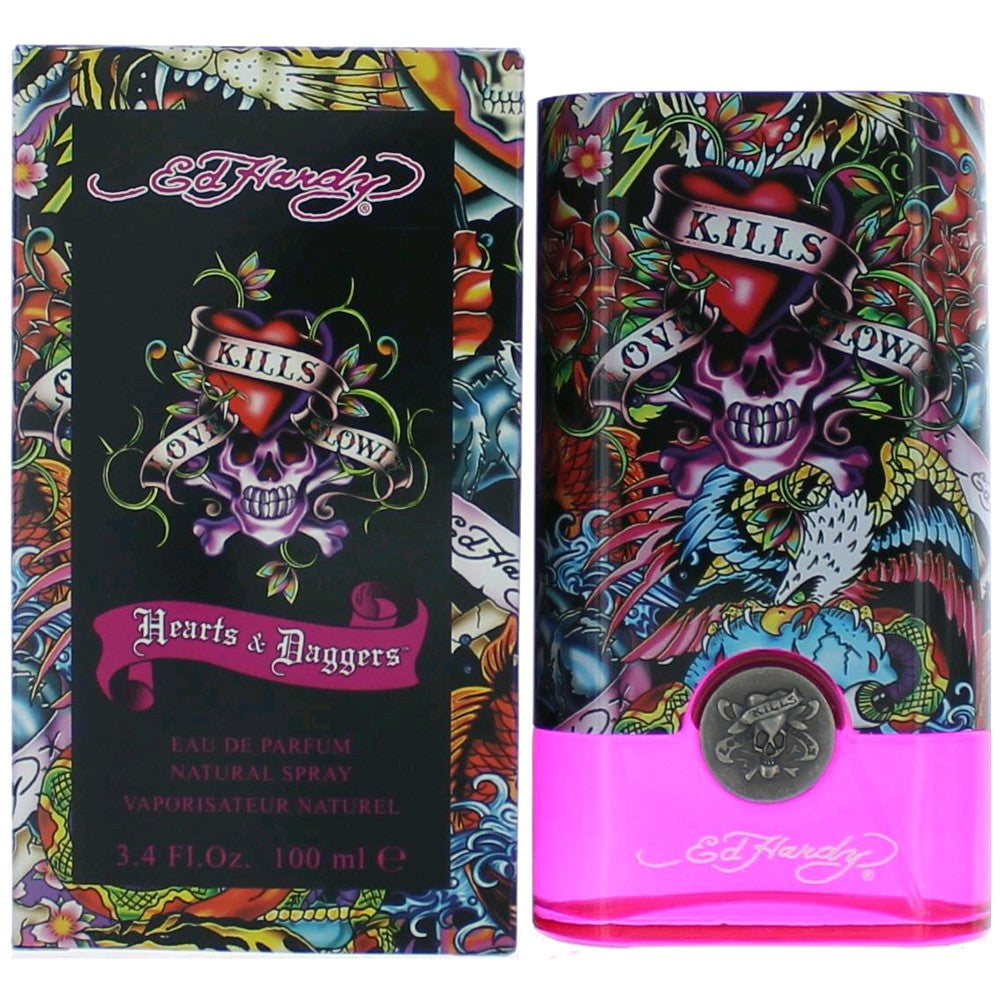 Christian Audigier – Ed Hardy Hearts & Daggers Eau de Parfum Spray for Women (3.4 oz) product image