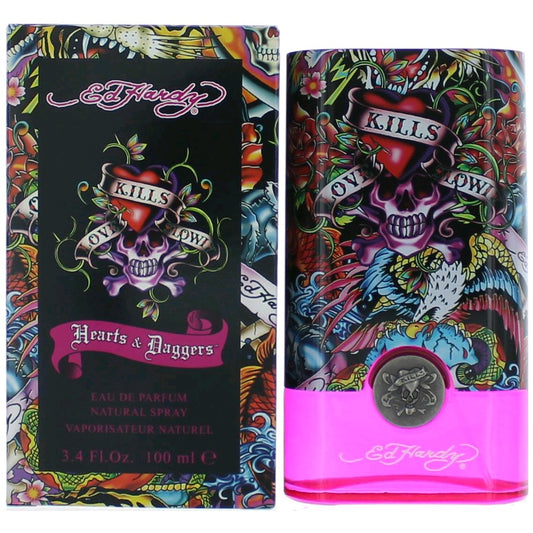 Christian Audigier – Ed Hardy Hearts & Daggers Eau de Parfum Spray for Women (3.4 oz) product image