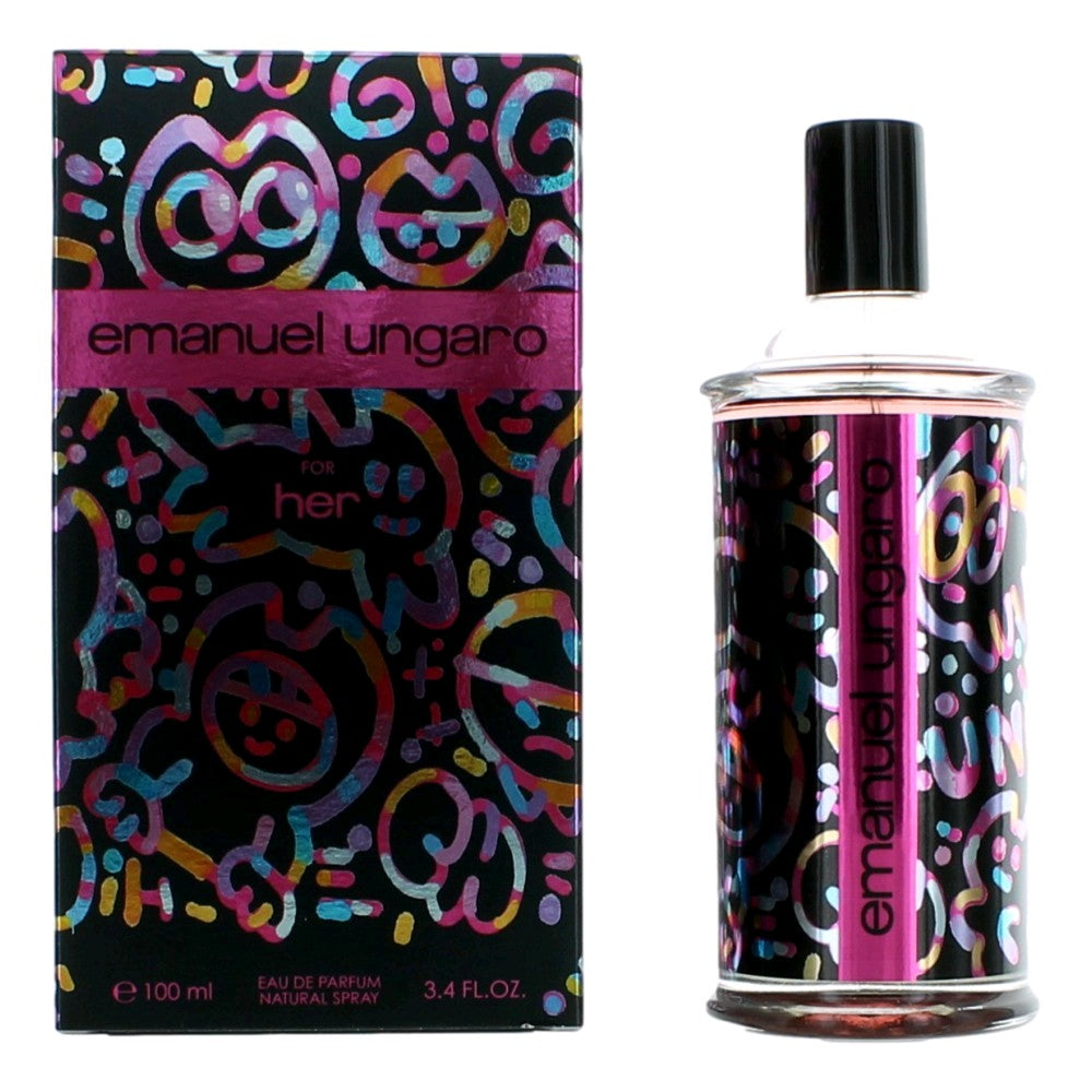Emanuel Ungaro – Emanuel Ungaro For Her Eau de Parfum Spray for Women (3.4 oz) product image